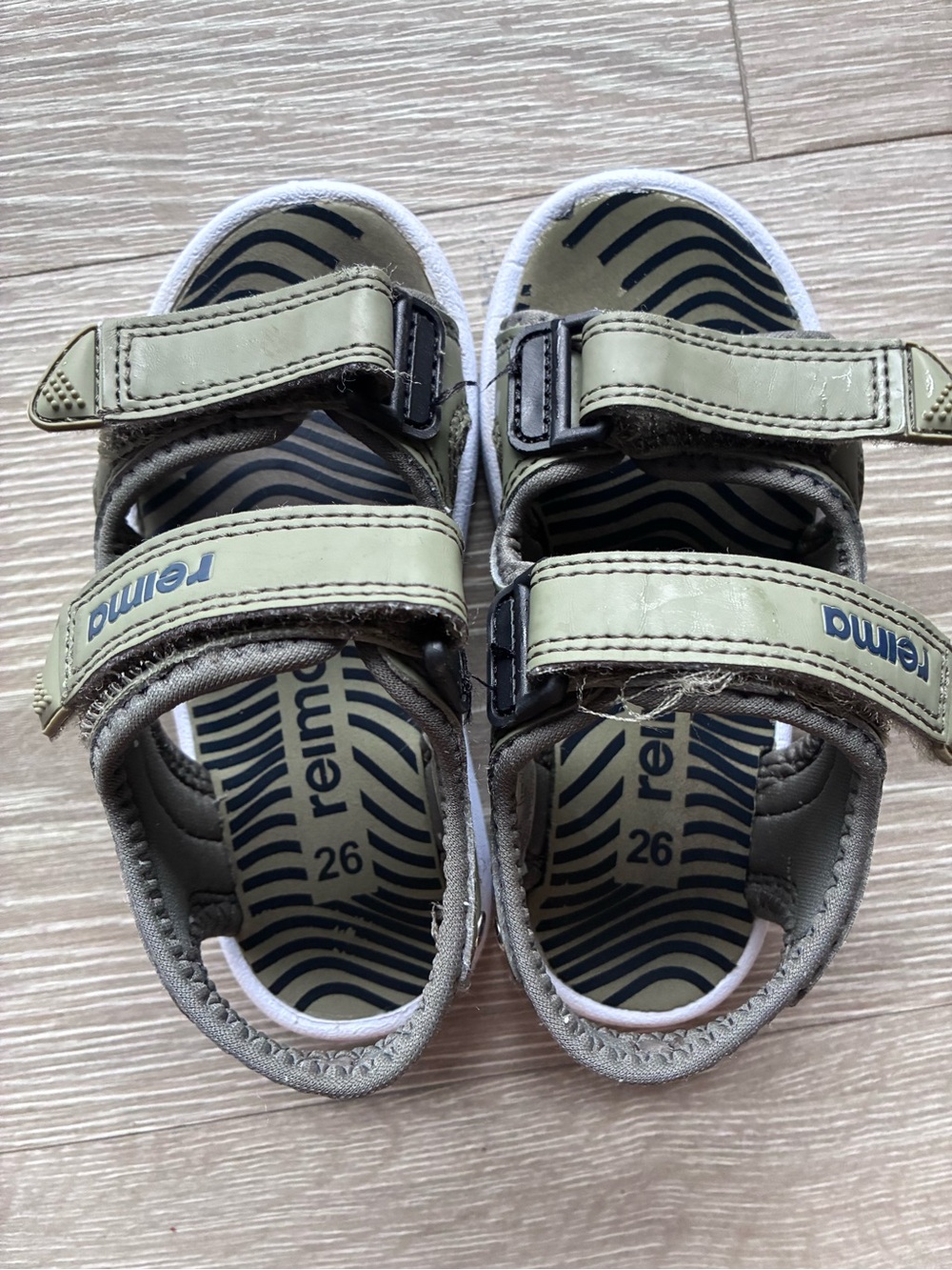 Reima Kids' Olive Green Velcro Sport Sandals